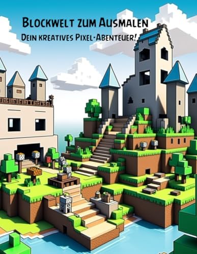 Buchcover Blockwelt zum Ausmalen