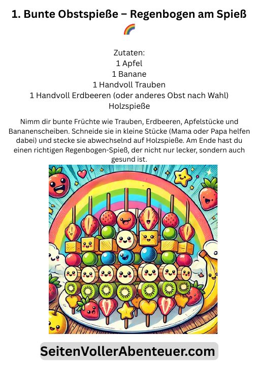 Vorschau der ersten Seite: 10 kindgerechte Rezepte