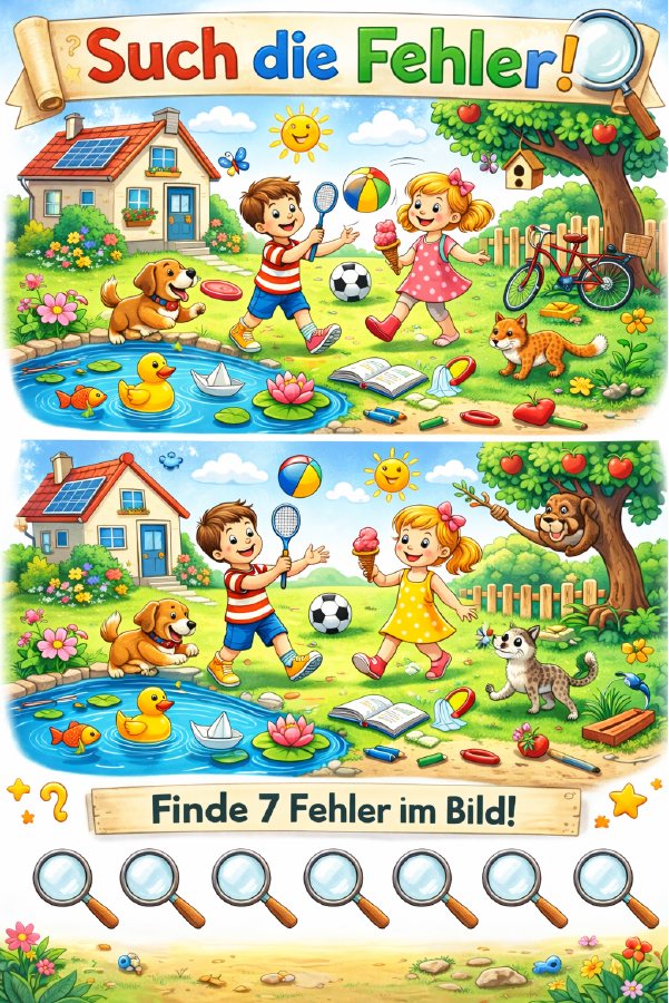 Vorschau der ersten Seite: Suchbild: Finde die Fehler