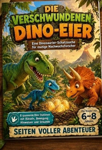 Cover der Dinosaurier-Schatzsuche Die verschwundenen Dino-Eier