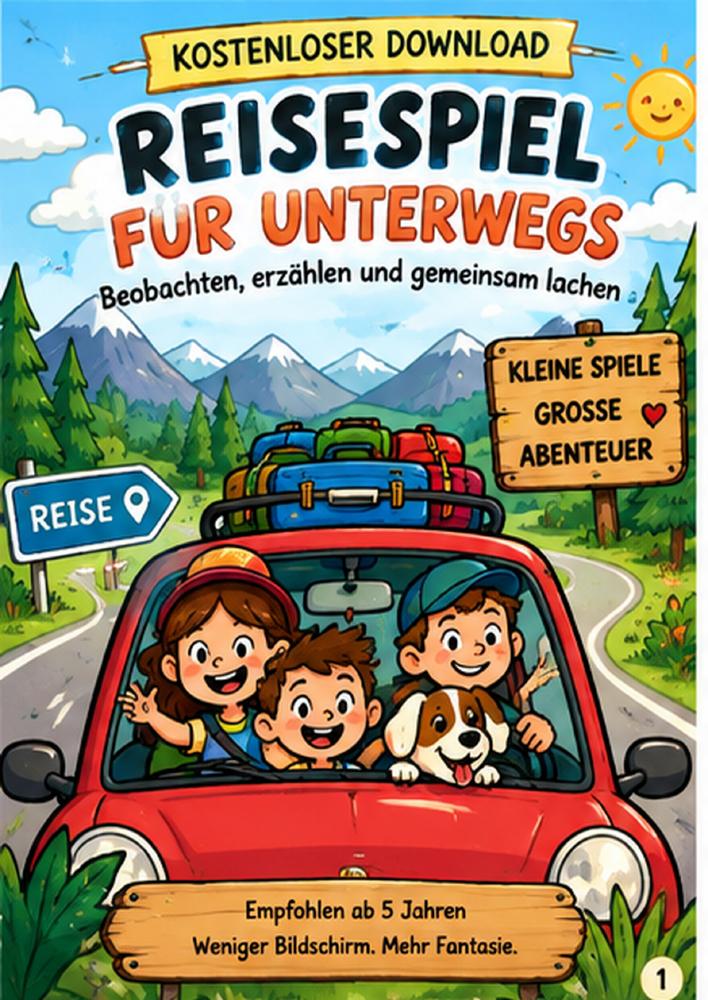 Echte Titelseite des kostenlosen Reisespiels für unterwegs