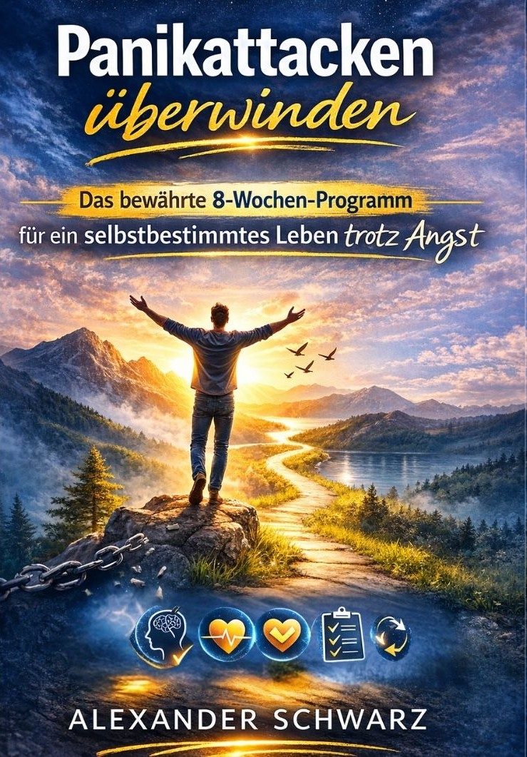 Cover von „Zwischen Himmel und Abgrund“: Dunkle Klippe, auf deren Rand eine Person steht, über ihr ein heller Lichtstrahl vom Himmel; im Hin