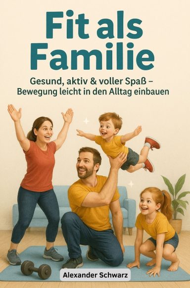 Fit als Familie Buch – Fitness für Eltern, Kinder & Großeltern. Familienfreundliche Übungen, Tipps & 30-Tage-Challenge für mehr Bewegung