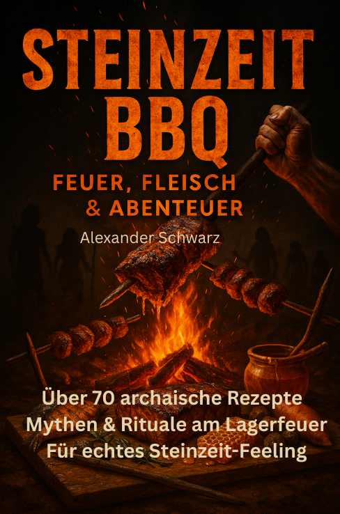 Steinzeit BBQ Feuer, Fleisch & Abenteuer Seitenvollerabenteuer